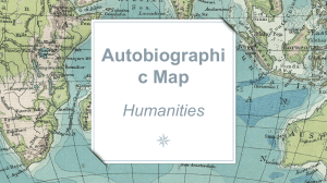 Autobiographical Map: Humanities Presentation