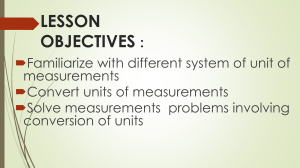 1-Conversion of Units