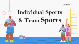 Individual & Team Sports: Skills & Rules