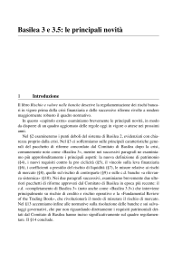 Basilea 3 e 3.5: Novità e Regolamentazione Bancaria