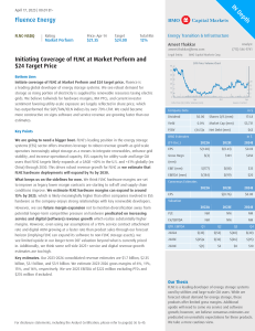 FLNC Energy Storage Analysis: Market Perform Rating