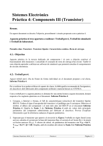 Práctica Transistor Bipolar: Simulación y Laboratorio
