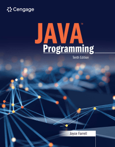 Java Programming (MindTap Course List), 10th Edition -- Joyce Farrell -- MindTap Course List, 10th, 2023