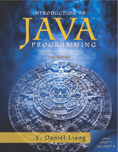 Introduction to Java Programming Textbook