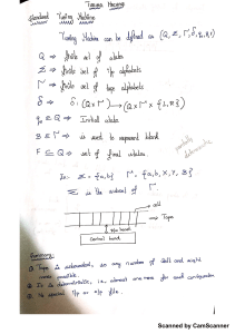 Turing Machine Definition & Properties