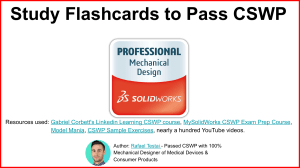 CSWP Exam Flashcards: SolidWorks Study Guide