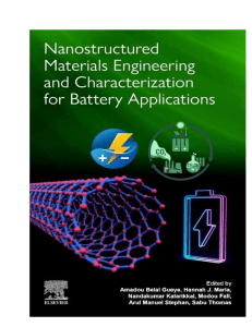 Nanostructured Materials for Battery Applications