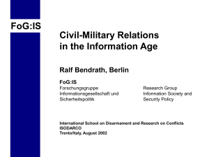 Civil-Military Relations in the Information Age