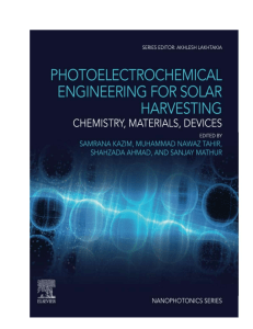 Photoelectrochemical Engineering for Solar Harvesting