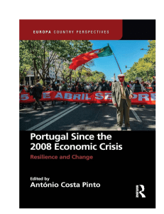 Portugal Since 2008: Economic Crisis, Resilience & Change