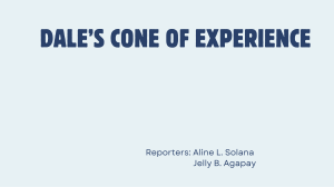 Dale's Cone of Experience: Learning Methods