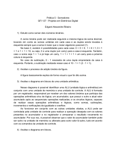 Somadores: Exercício de Eletrônica Digital