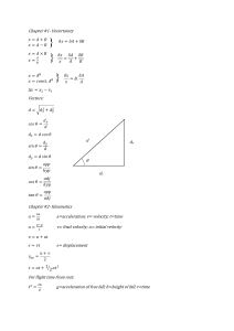 Physics Formulas: Cheat Sheet for High School/College