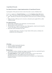 Graph & Timestamp Protocols: Concurrency Control