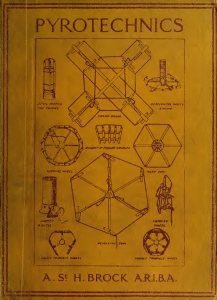 Pyrotechnics: History and Art of Firework Making