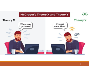 McGregor's Theory X, Y, and Z: Management Styles