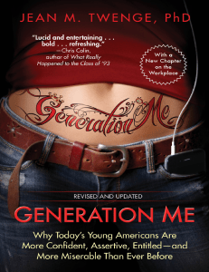 Generation Me: Book Reviews & Insights into Young Americans