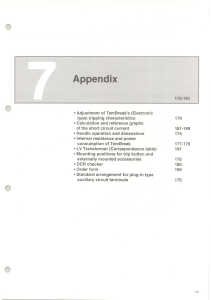 Electrical Engineering Appendix: TemBreak & Short Circuit Analysis