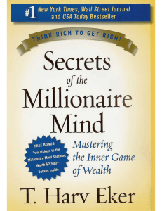 Secrets of the Millionaire Mind: Wealth Mindset