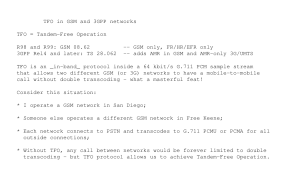 TFO in GSM & 3GPP Networks: Tandem-Free Operation Explained