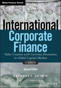 International Corporate Finance: Currency Derivatives