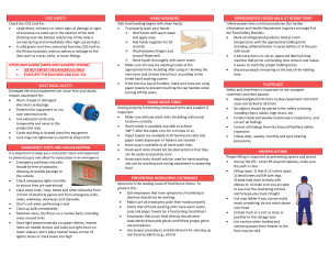 McDonald's Restaurant Safety Guidelines