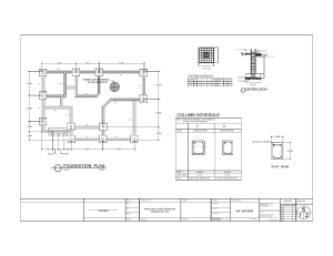 Plan Fundamentów Budynku Mieszkalnego