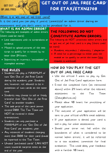 Get Out of Jail Free Card: ETAX/ETXN2708 Rules & Application