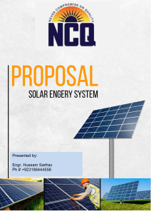 25kW On-Grid Solar System Proposal