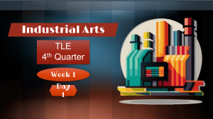 Industrial Arts History Lesson Plan - High School