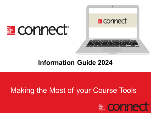 McGraw-Hill Connect: Information Guide 2024