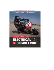 Fundamentals of Electrical Engineering Textbook