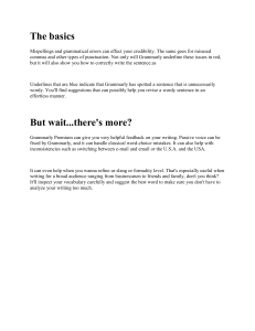 Grammarly Guide: Improve Your Writing