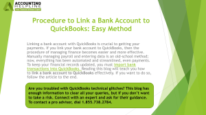 Link Bank Account to QuickBooks: Easy Guide