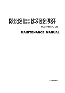 FANUC Robot M-710iC Maintenance Manual