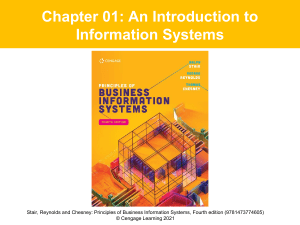 Introduction to Information Systems Presentation