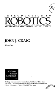 Introduction to Robotics: Mechanics and Control, 2nd Edition