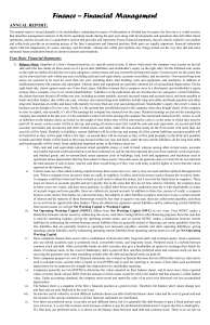 Financial Statement Analysis: Balance Sheet Overview