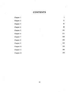 Table of Contents: Chapters 1-12 | Page Numbers