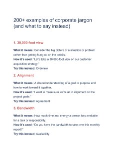 Corporate Jargon: 200+ Examples & Alternatives