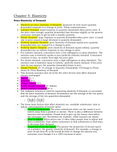 Elasticity: Price, Supply, and Demand Explained