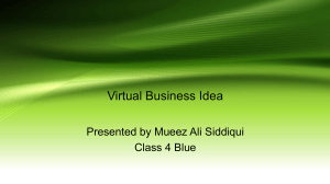 Baby Essentials: Virtual Business Idea Presentation