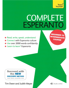 Complete Esperanto Course: Beginner to Intermediate