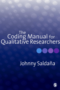 Coding Manual Saldana