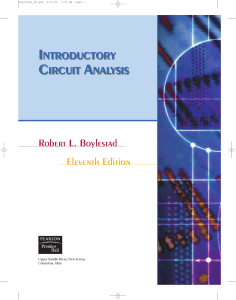 Introductory Circuit Analysis-Boyelsted