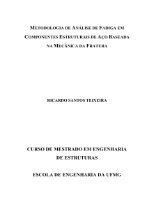 Análise de Fadiga em Aço: Mecânica da Fratura