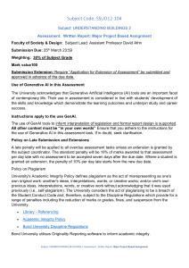 Understanding Buildings 2: Major Project Assignment