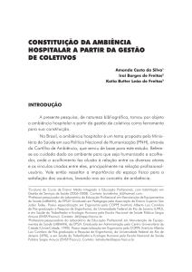 Iniciação científica na educação profissional em saúde. V.5 - Constituição da ambientação hospitalar