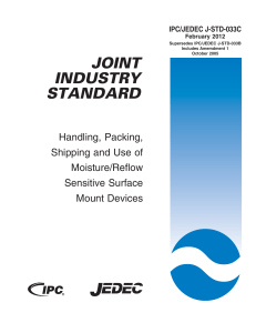 J-STD-033C: Moisture Sensitive SMD Handling Standard