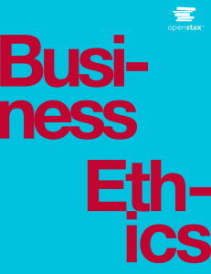 Business Ethics Textbook: Principles & Practices